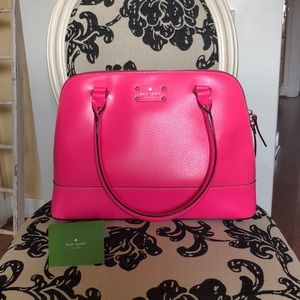 Kade Spade hot pink bag street lottie